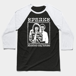 Kimono My House  //// Sparks Fan Art Design Baseball T-Shirt